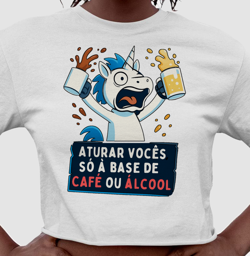 SÓ À BASE DE CAFÉ OU ÁLCOOL