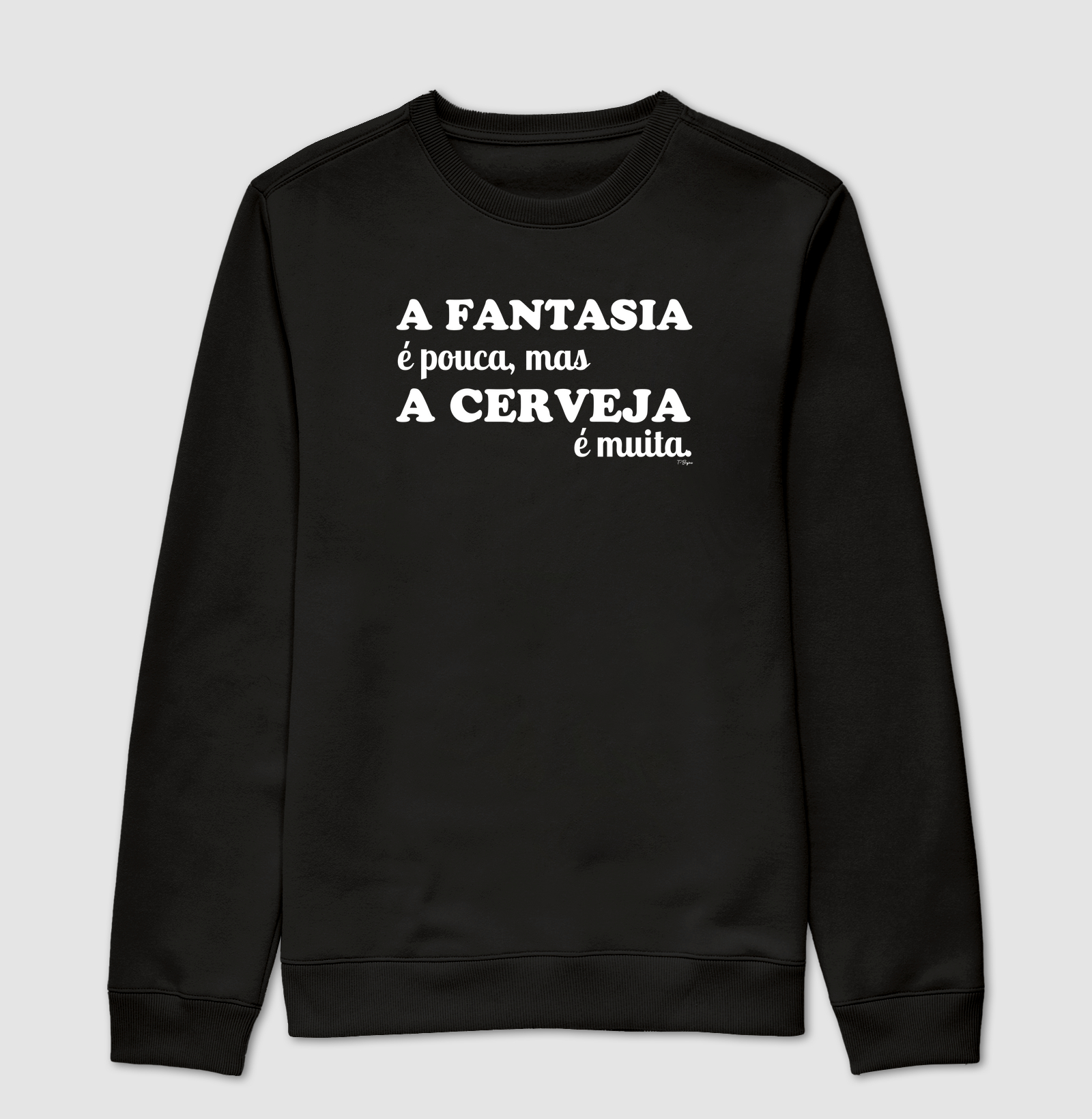 A fantasia é pouca, mas a cerveja é muita