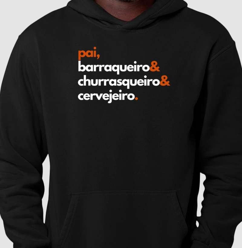 Pai, barraqueiro, churrasqueiro e cervejeiro