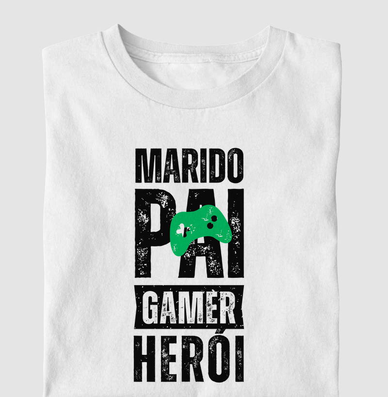 Marido Pai Gamer Herói