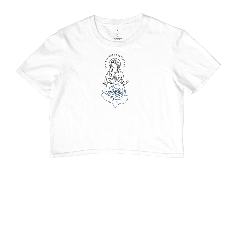 Estampa Nossa Senhora e Rosa Fem.