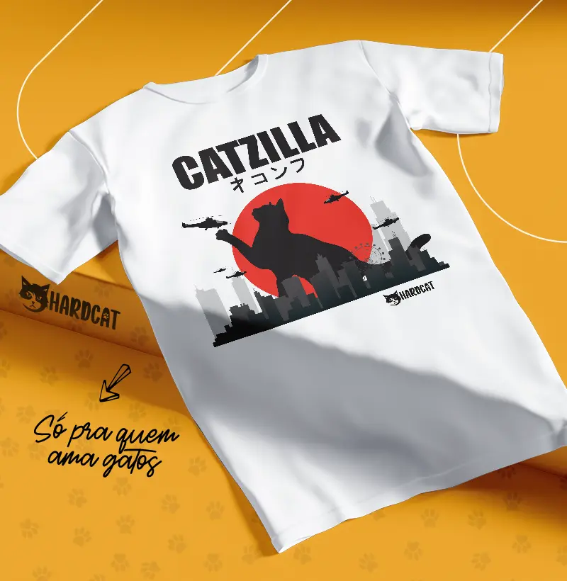Camiseta Catzilla