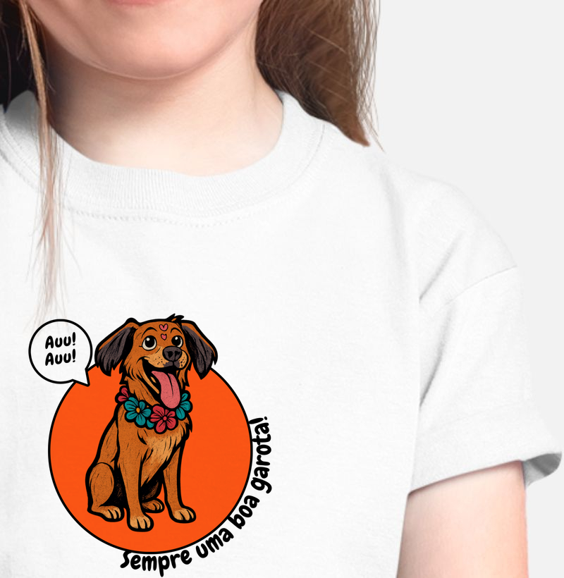 Camiseta Boa Menina Caramelo