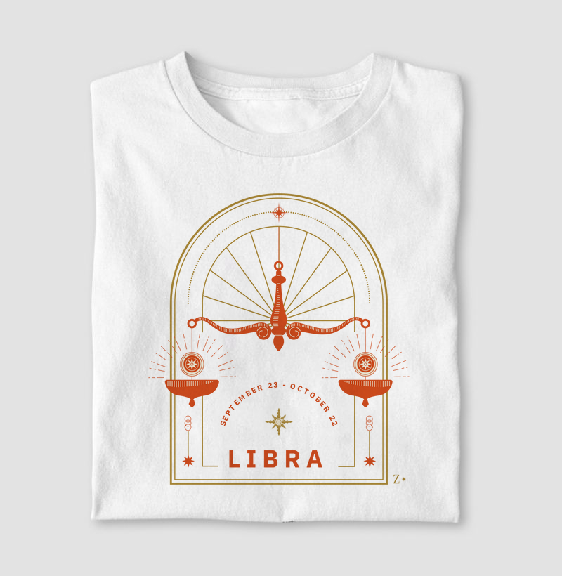 Camiseta Signos LIBRA  - DETAILS 