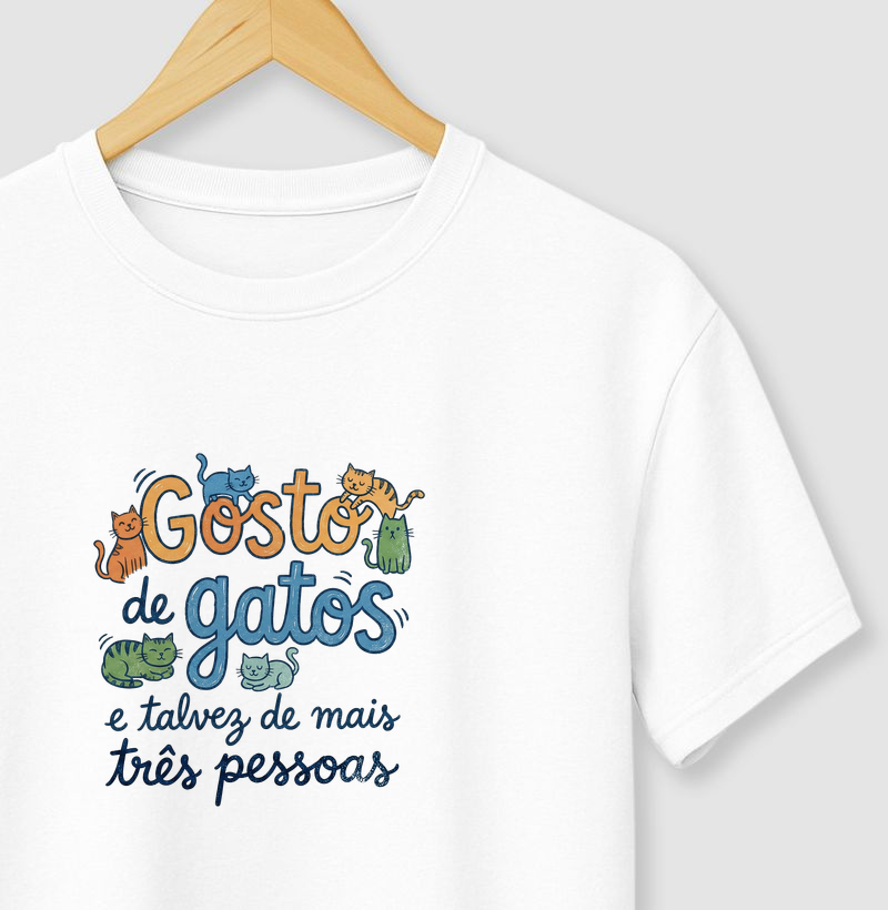 Gosto de gatos e talvez de mais três pessoas