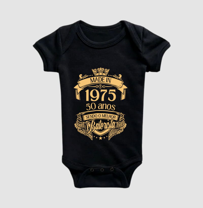 MADE IN 1975 - 50 ANOS SENDO O MELHOR BATERISTA