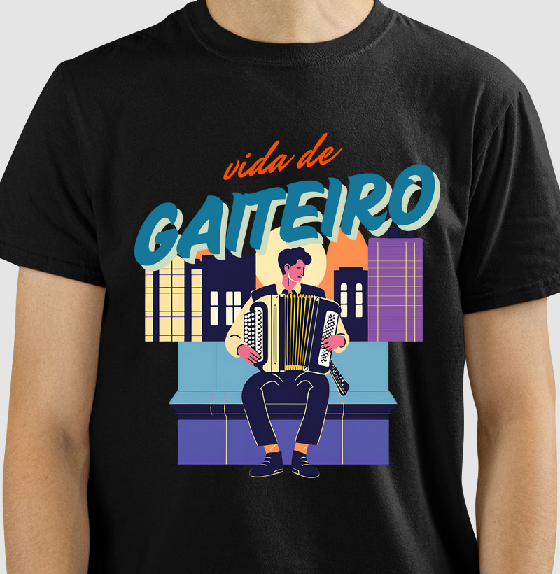 CAMISETA VIDA DE GAITEIRO