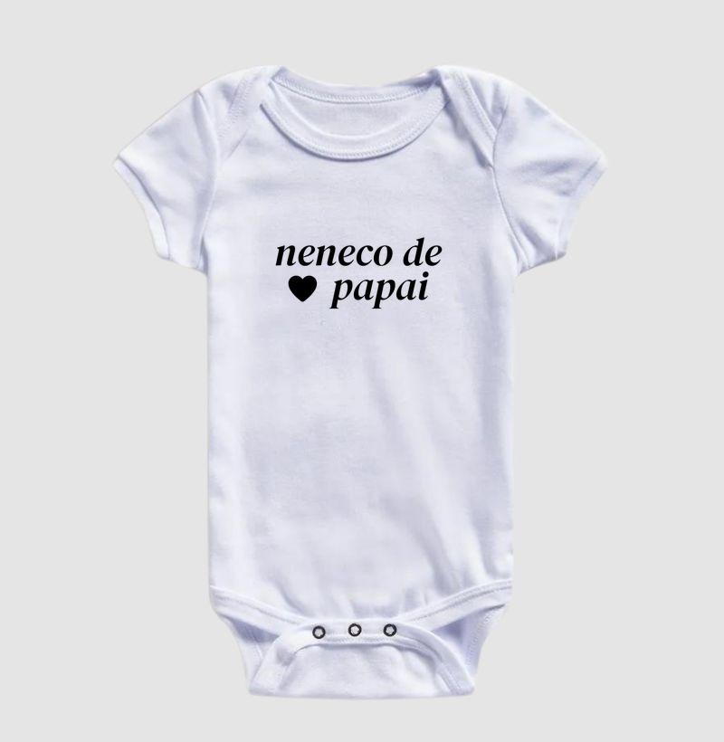 Body Neneco de Papai | Body de Bebê Menino | MILAH