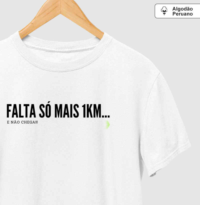 Falta só mais 1 km de corrida