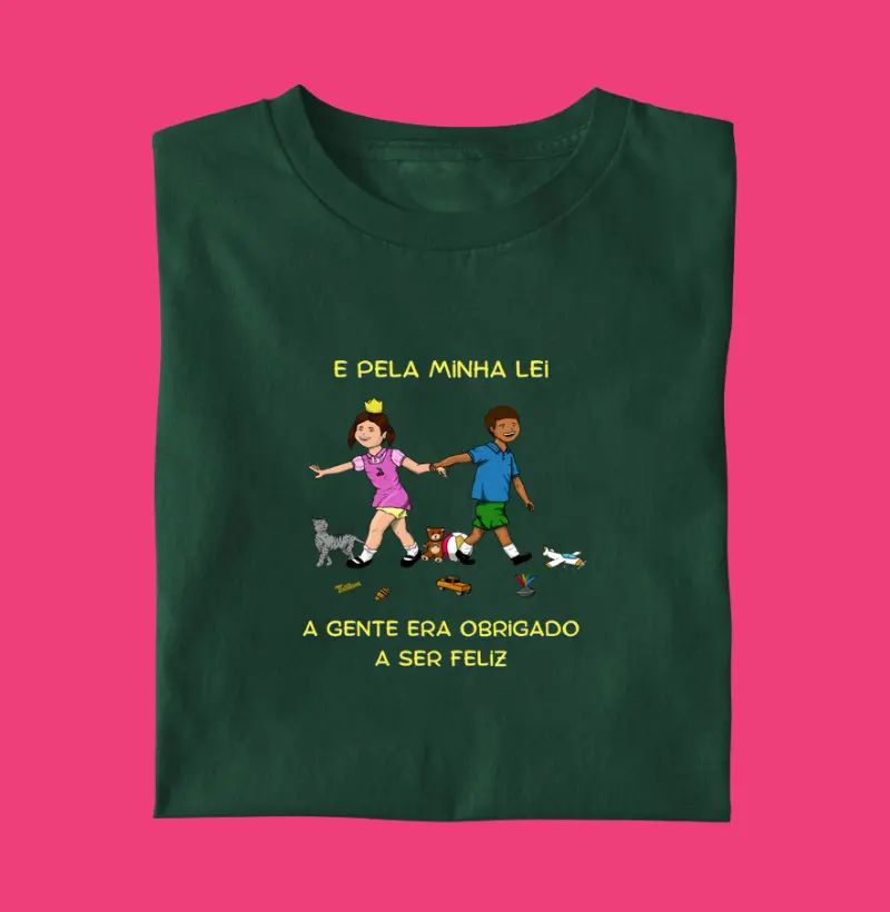 Camiseta "pela minha lei"