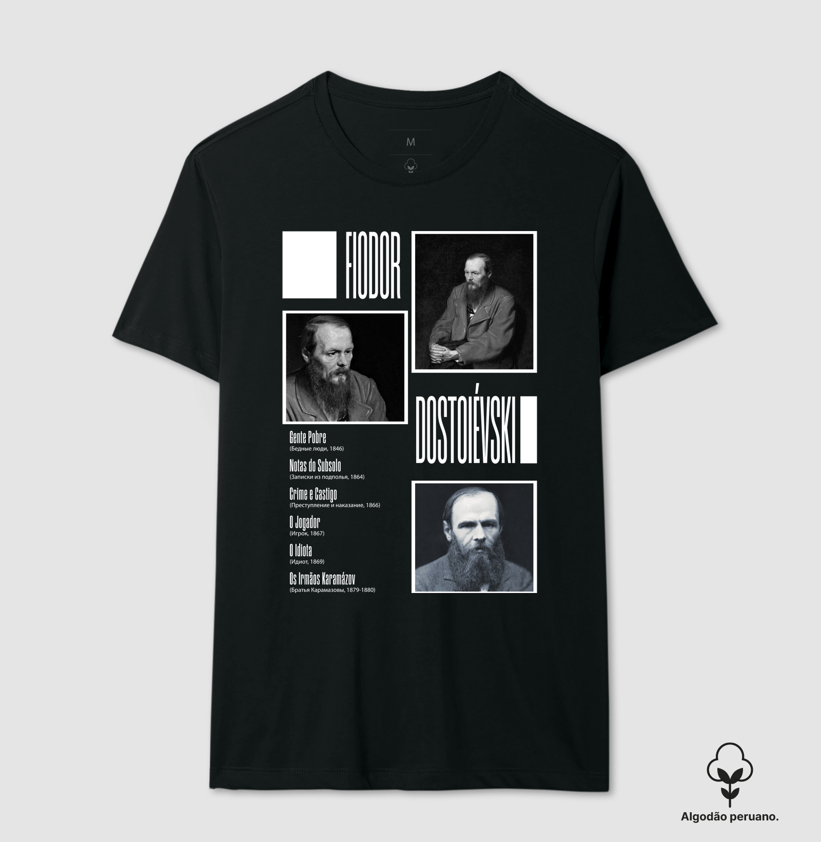 Camiseta - Dostoiévski Livros