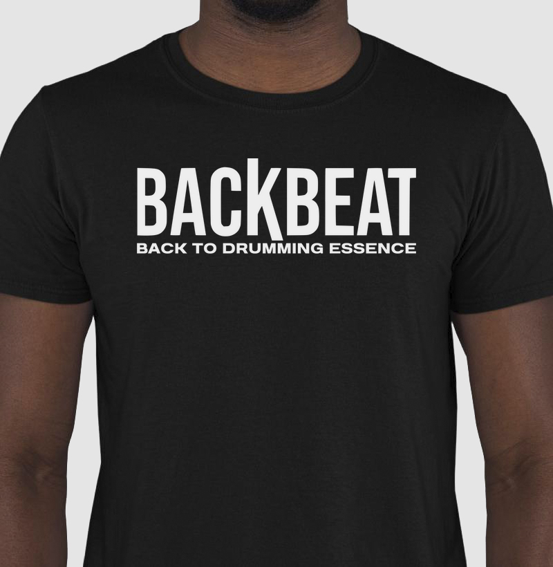 Camiseta Classic Backbeat Back To Drumming Essence - Preta