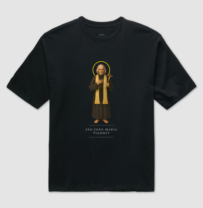 Camiseta Católica — São João Maria Vianney