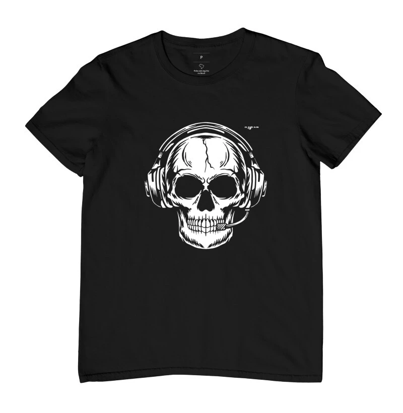 Camiseta Gamer Skull