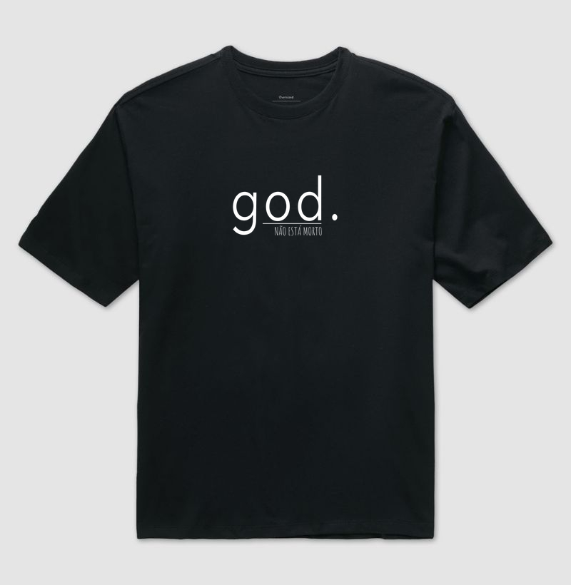 CAMISETA OVERSIZED "GOD"
