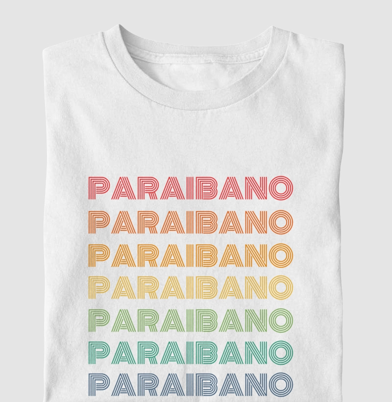 Paraibano Letreiro Retrô