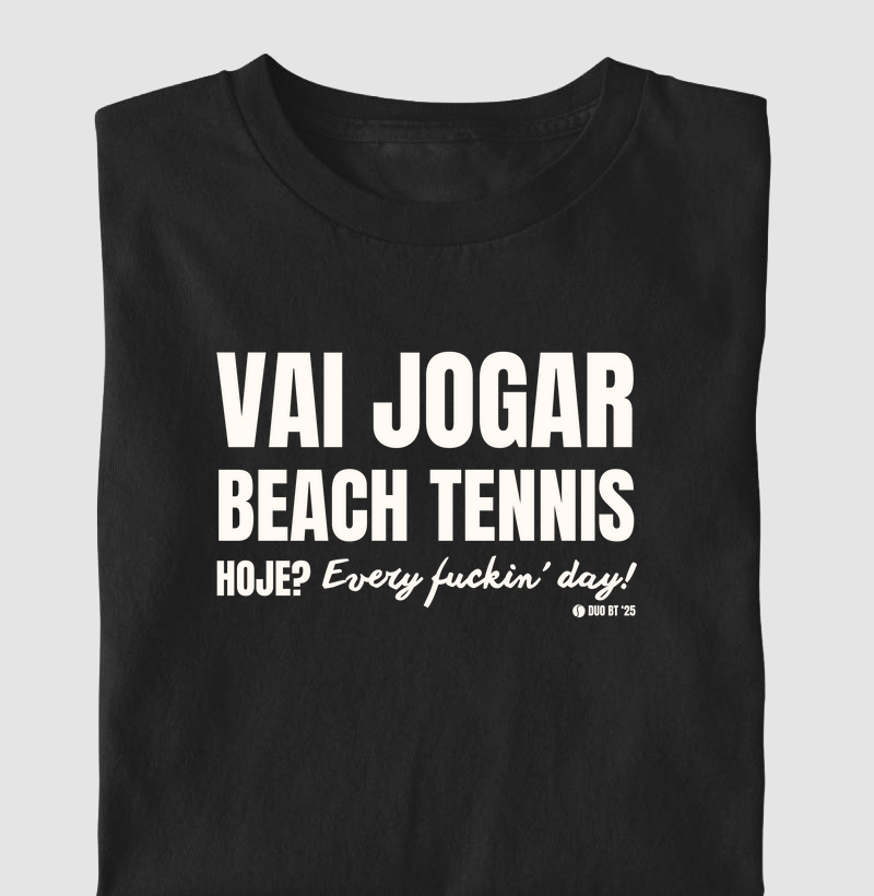 Vai Jogar Beach Tennis Hoje?