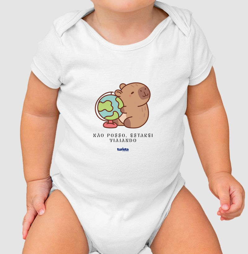 Body Infantil Estarei Viajando