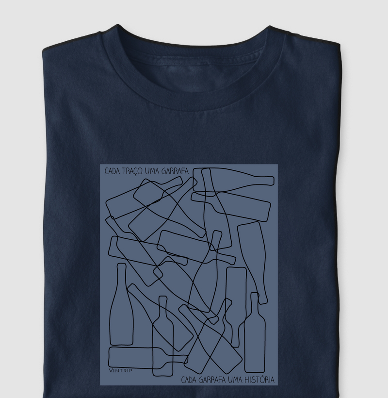 Cada traço uma garrafa. Cada garrafa uma história.