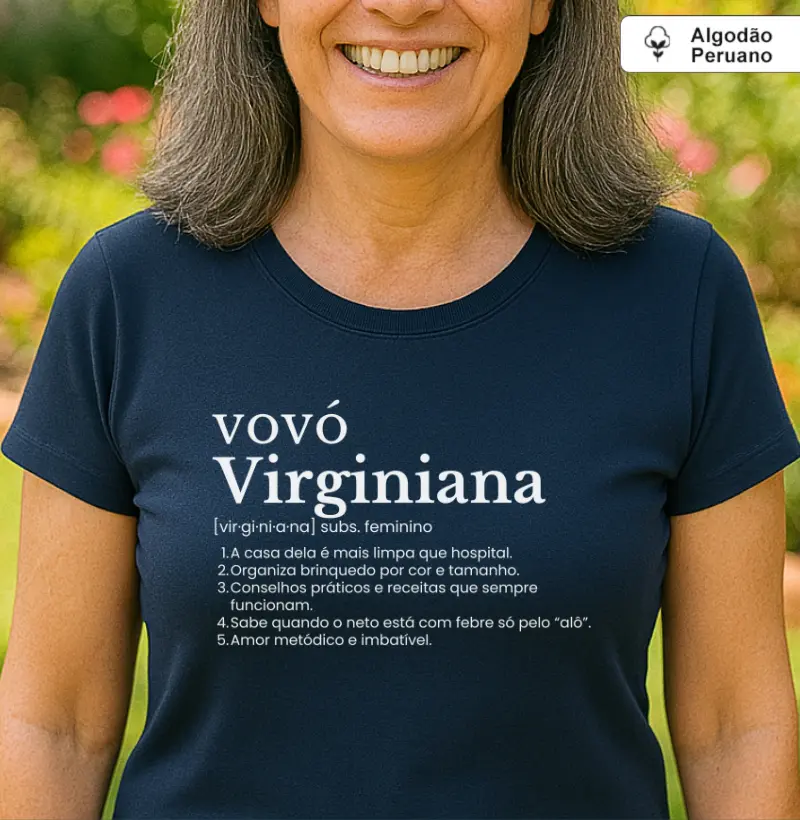 Avó virginiana (signos) (algodão peruano)