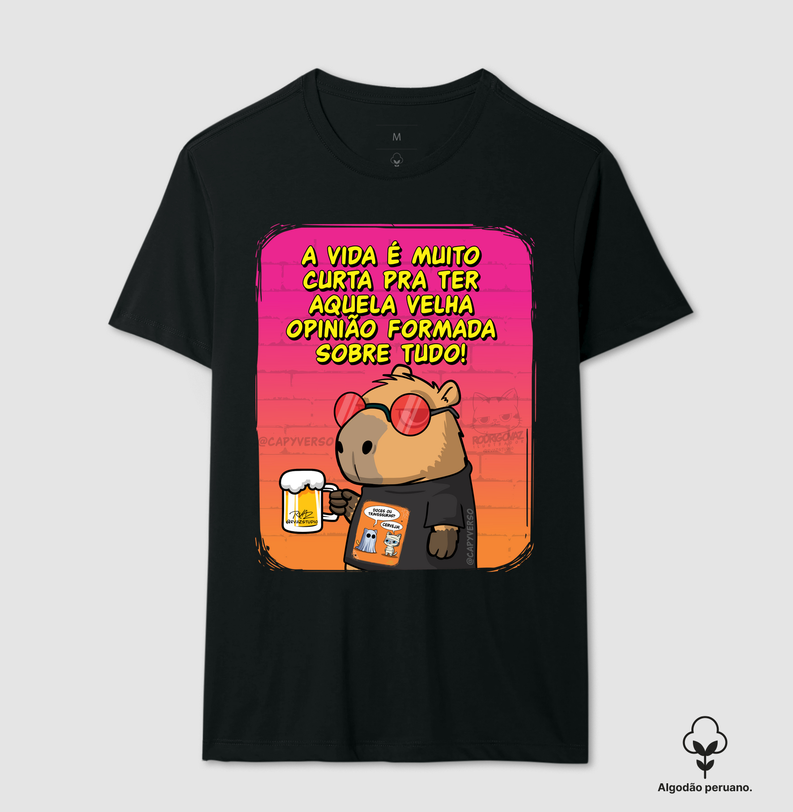 Camiseta Capivara Opinião