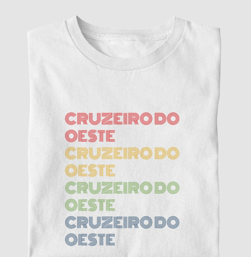 Cruzeiro do Oeste Letreiro Retrô