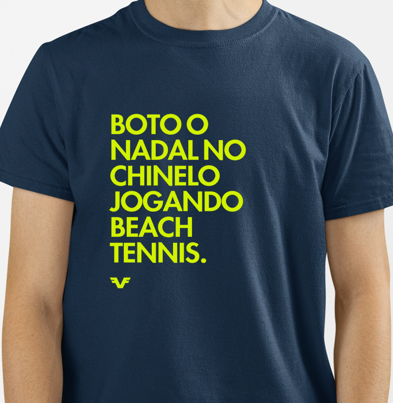 Nadal no Chinelo Beach Tennis