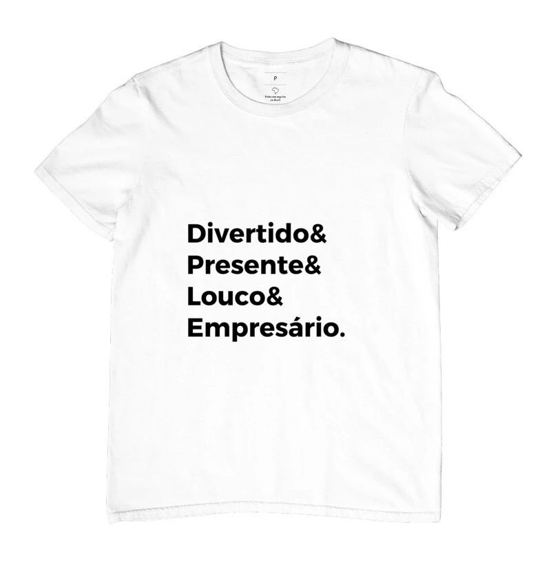 Camiseta Empresário
