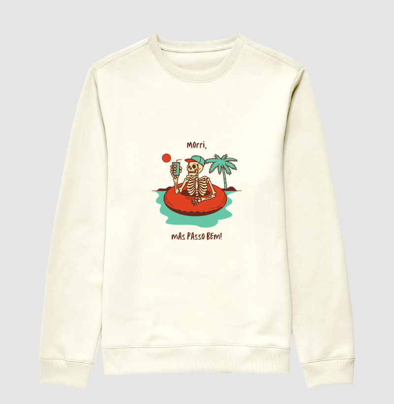 Morri, mas passo bem