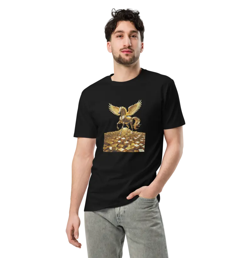 Camiseta arquétipo Cavalo de ouro -  Desperte o Poder do Cavalo