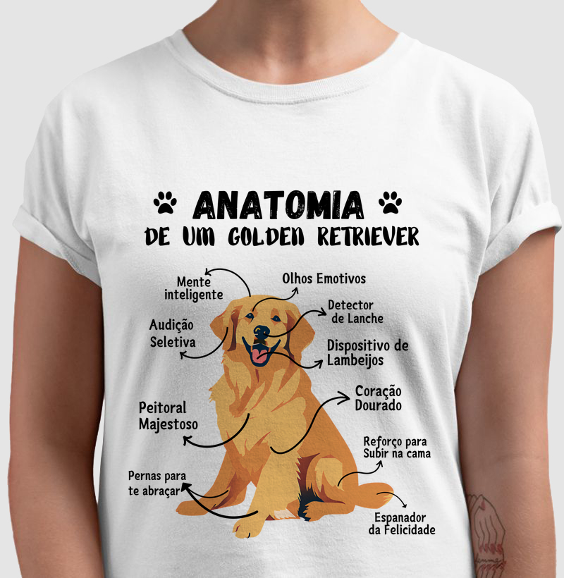 Anatomia de um Golden Retriever