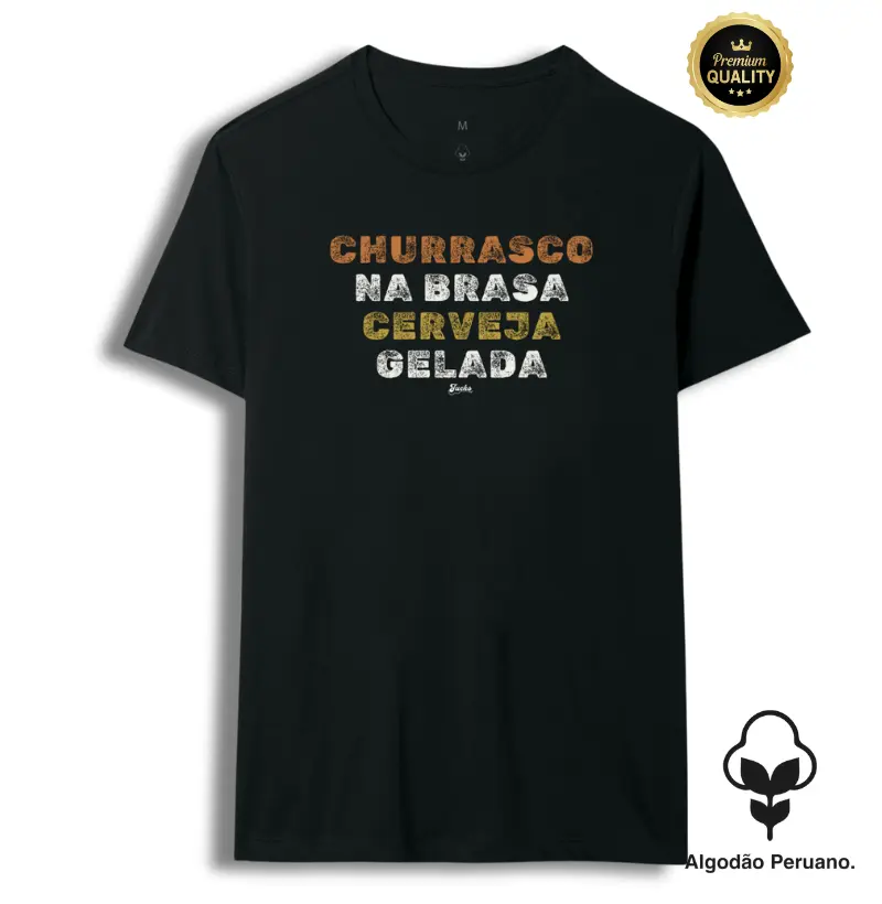 Churrasco na brasa cerveja gelada