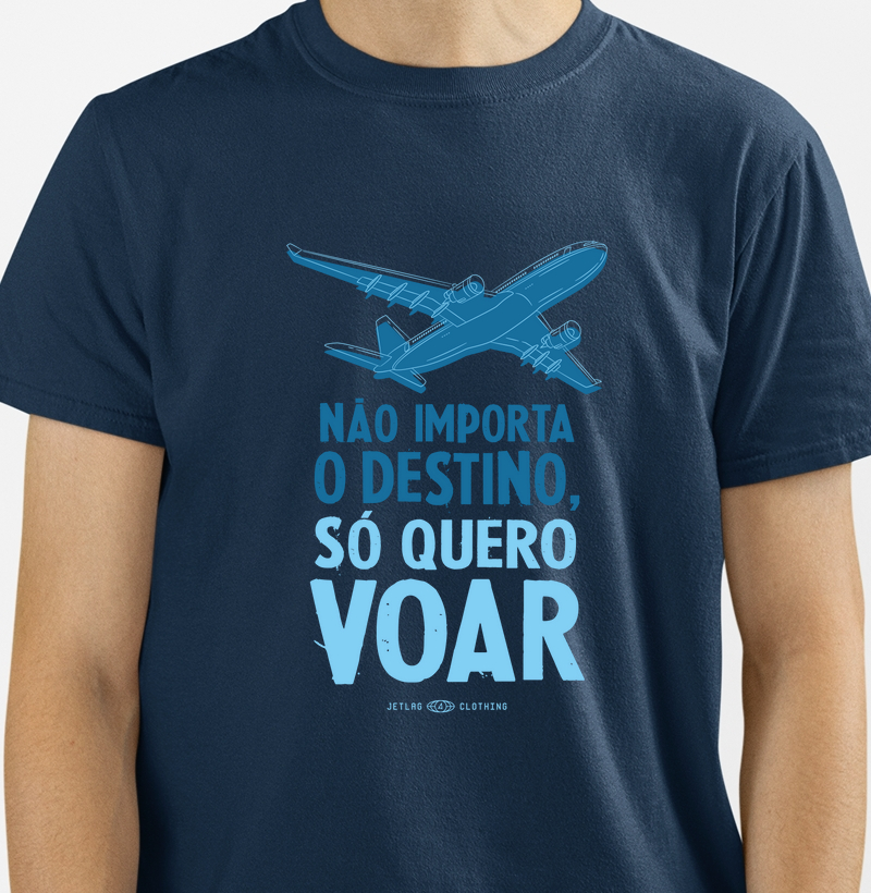 Não importa o destino, só quero voar
