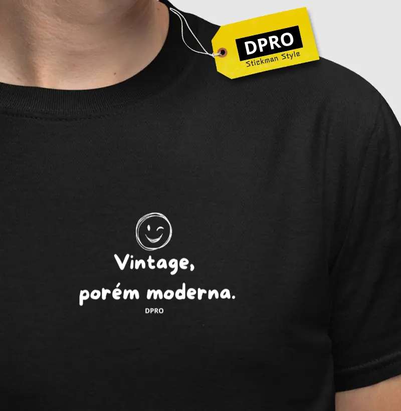 Vintage, porém moderna.