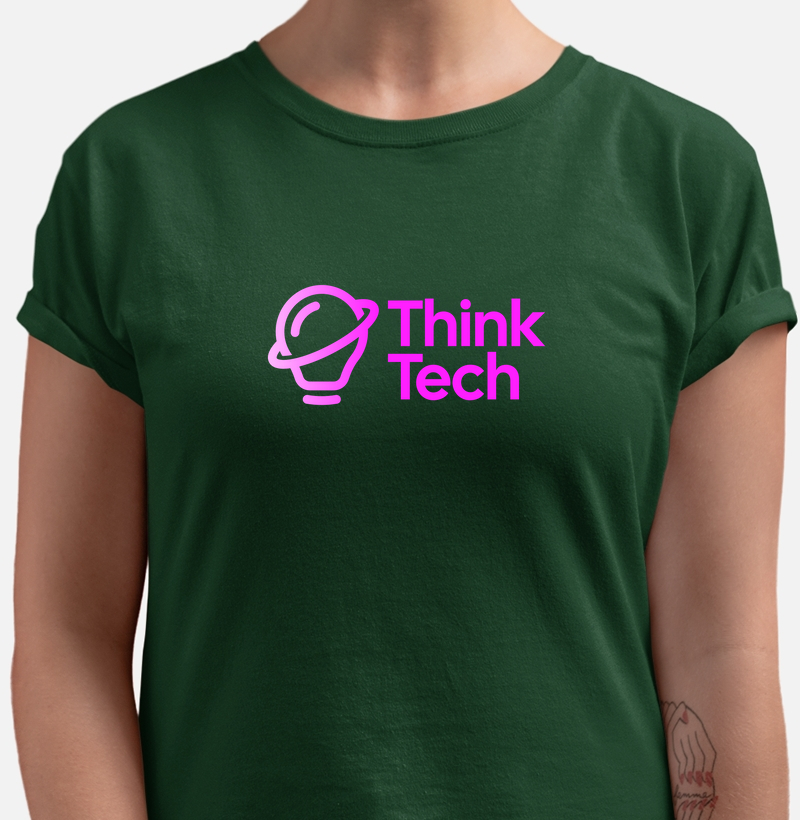 Think Tech: Camiseta - O Futuro Começa com Uma Ideia