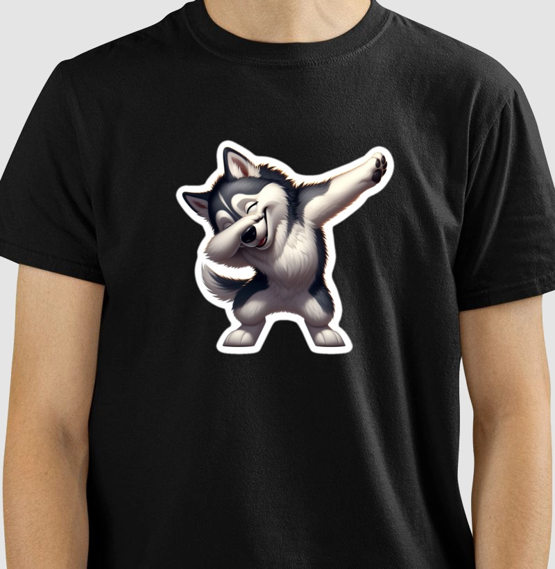 Camiseta Husky Siberiano Zoando!