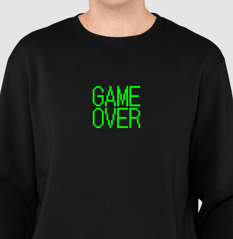 Moletom Slim “Game Over Pixel”