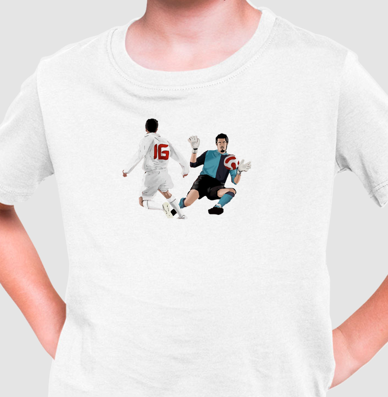 Camiseta Infantil Gol do Mundial