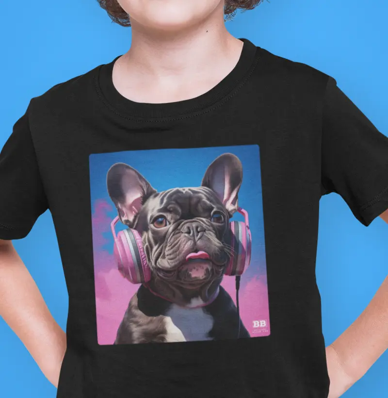 Camiseta Infantil Bulldog Frances "Dj Late Jante III"