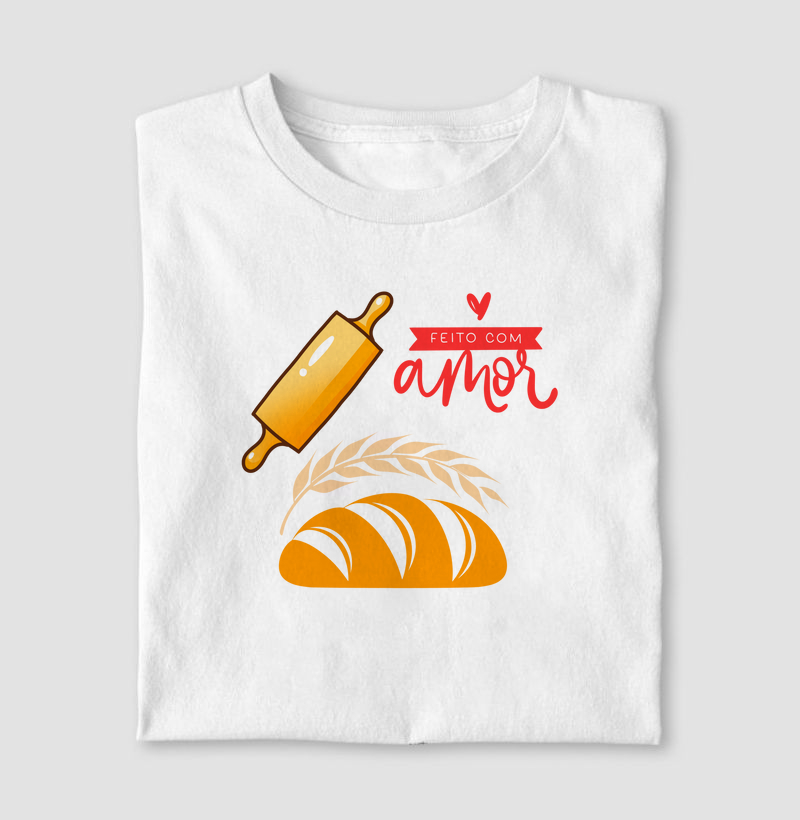 Camiseta Padeiro Amor 