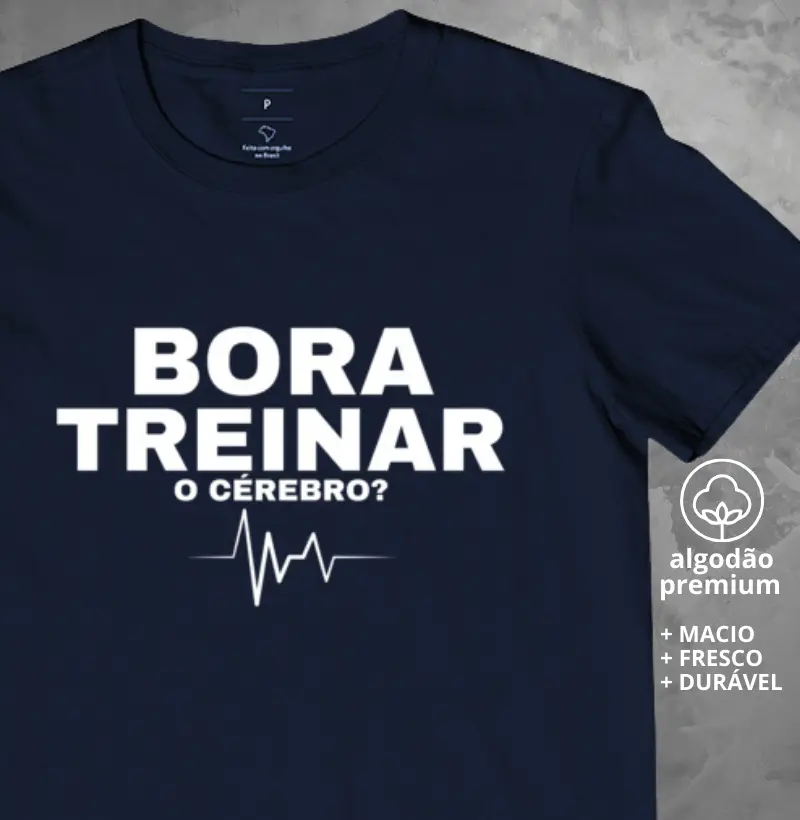 Camiseta Bora Treinar o Cerebro
