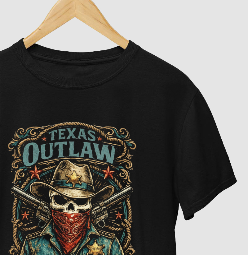 Camiseta Cowboy Skull Sheriff