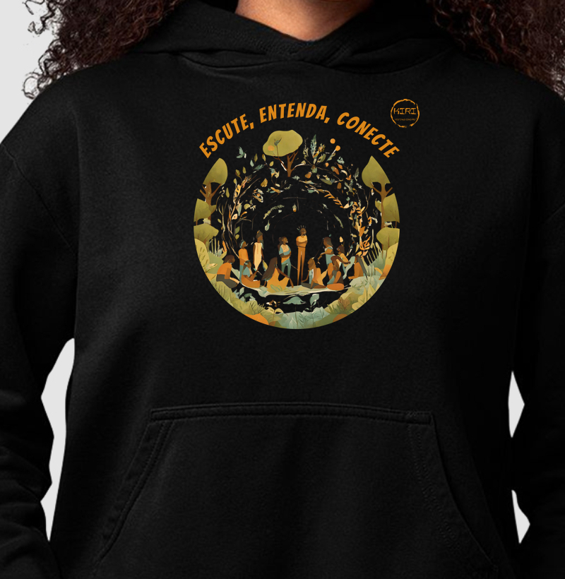Moletom Capuz KIRI - Escute, Entenda, Conecte