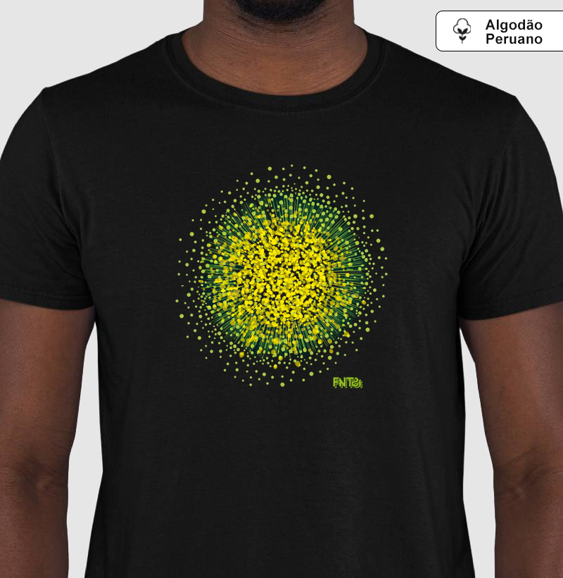 T-SHIRT "SONHO" / EXPLOSÃO DE LUZ (ALGODÃO PERUANO)