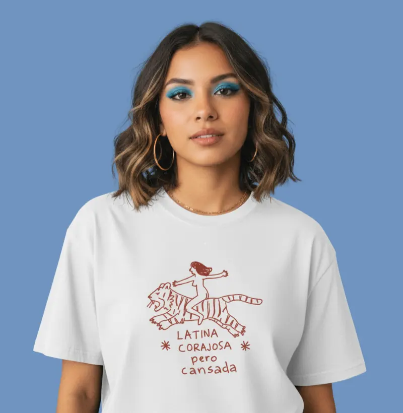 latina corajosa, pero cansada