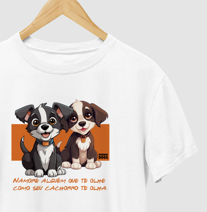 Namore alguém que olha como seu cachorro te olha