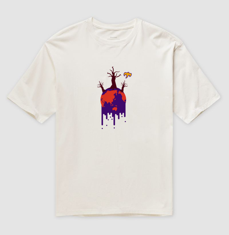 Camiseta Ghosting Oversized