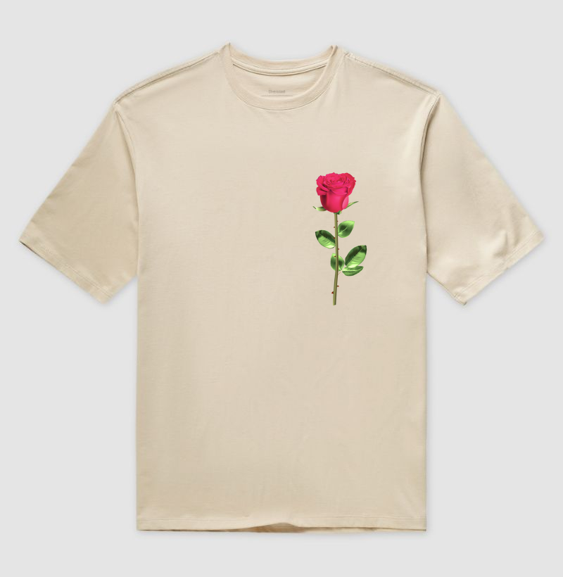 Coleção flores - Rosa no peito