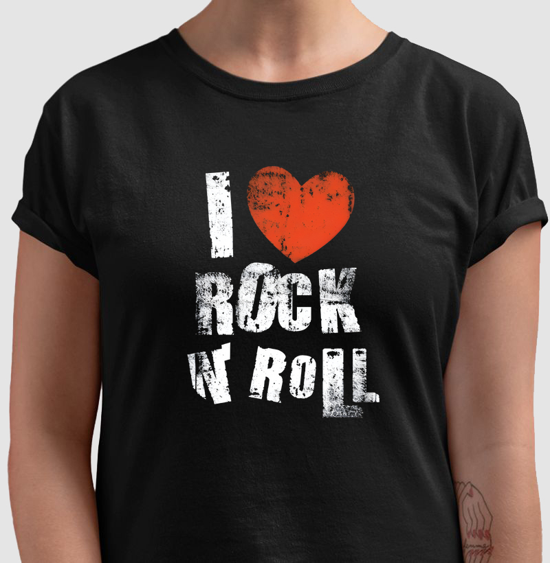 Camiseta I Love Rock