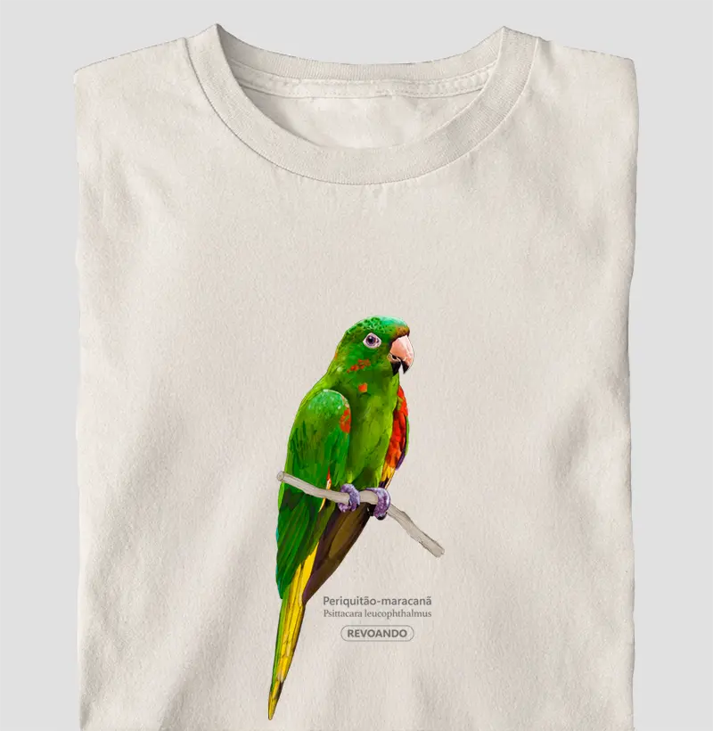 Aves do Brasil - Periquitão-maracanã - Oversized
